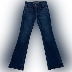 American Eagle kick boot next level stretch dark wash size 6